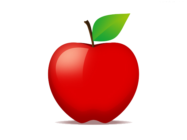 Apple Fruit Icon - Teacher With Apple, Transparent background PNG HD thumbnail
