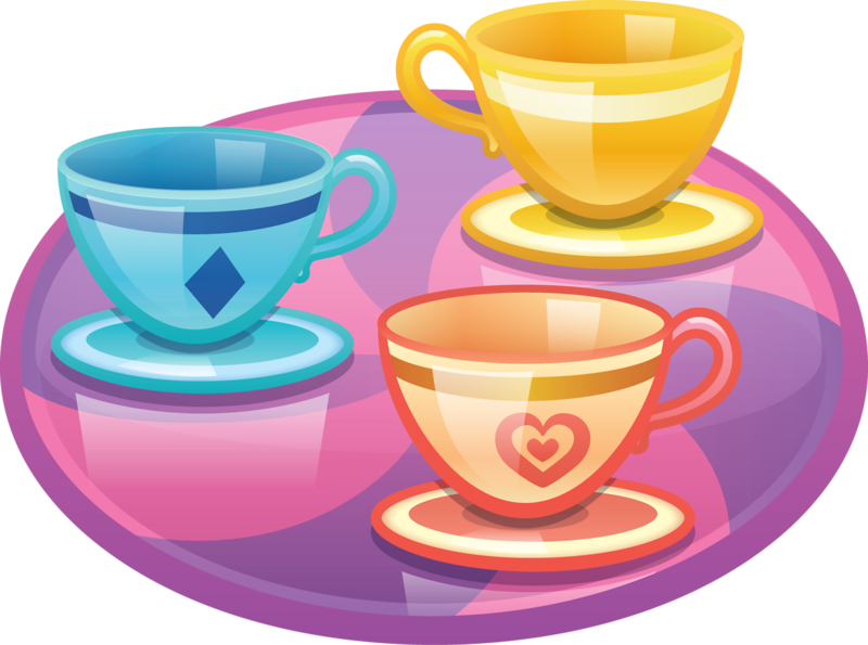 Mad Cup of Tea (retro) - PNG 