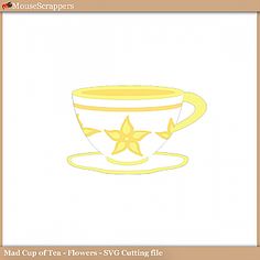 Mad Cup Of Tea (Floral)   Png And Svg Cutting Files; Disney Scrapbooking - Teacups Disney, Transparent background PNG HD thumbnail