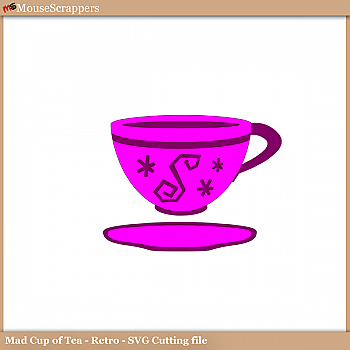 Mad Cup Of Tea (Retro)   Png And Svg Cutting File; Disneyland; - Teacups Disney, Transparent background PNG HD thumbnail