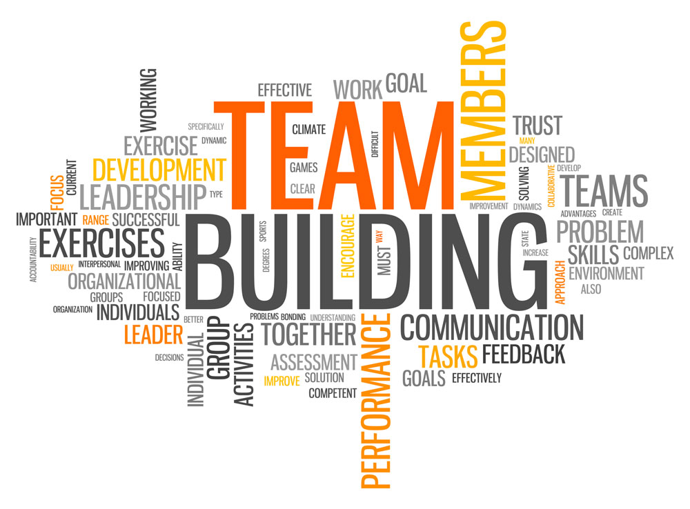 Team building conceptual moti
