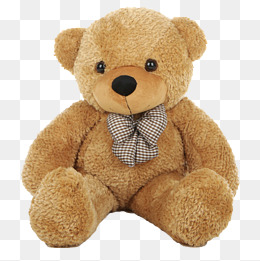 Brown teddy bear with a rose 