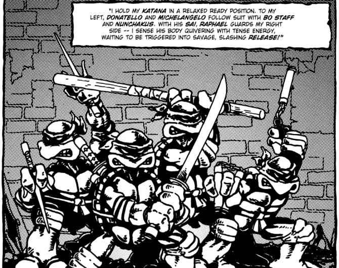 For Starters, Itu0027S Amazing Just How Much Of 1984U0027S Teenage Mutant Ninja Turtles #1 Is Present On Screen. In Fact, The Filmu0027S Basic Structure Mirrors That Of Hdpng.com  - Teenage Mutant Ninja Turtles Black And White, Transparent background PNG HD thumbnail