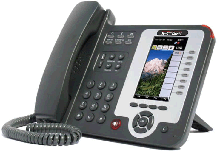 Ipitony Hd620 High Definition Sound (Hd) Voip Telephone - Telephone Image, Transparent background PNG HD thumbnail