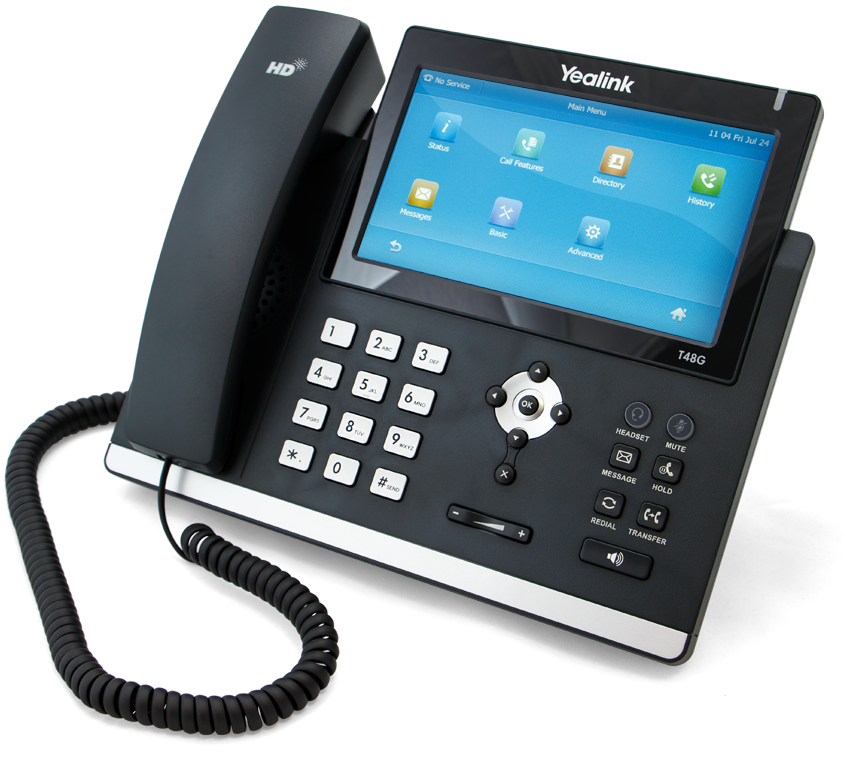 Yealink T48 Ip Phone Front - Telephone Images, Transparent background PNG HD thumbnail