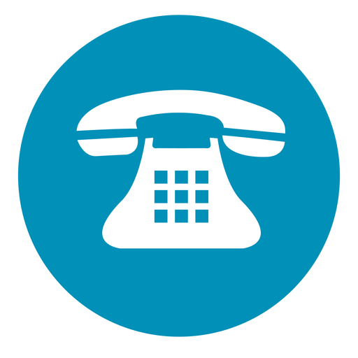Telephone Round Icon Png - Telephone, Transparent background PNG HD thumbnail