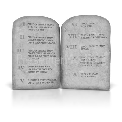 Ten Commandments Powerpoint Clip Art - Ten Commandments, Transparent background PNG HD thumbnail