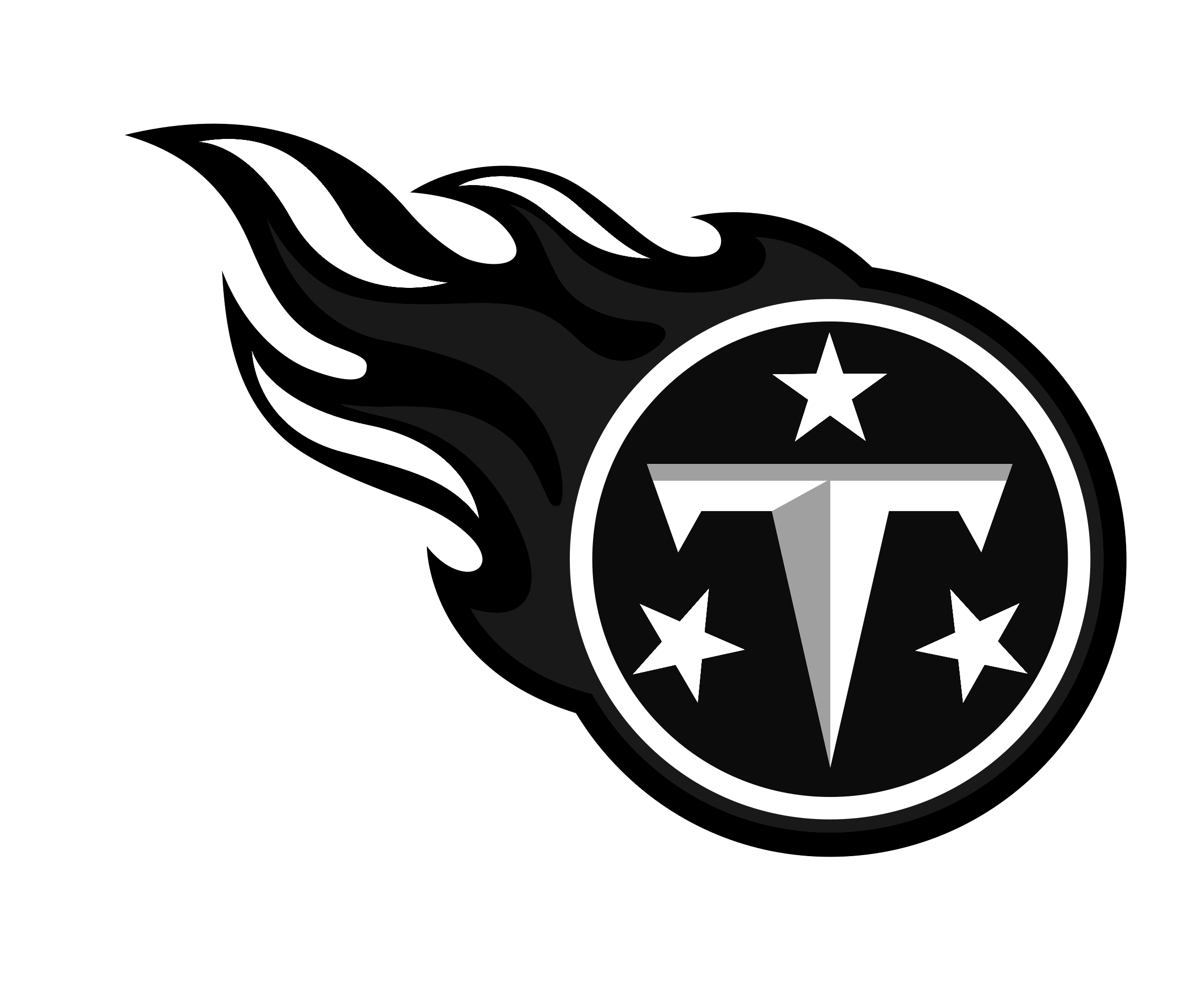 Tennessee Titans Logo Black And White - Tennessee Titans Vector, Transparent background PNG HD thumbnail