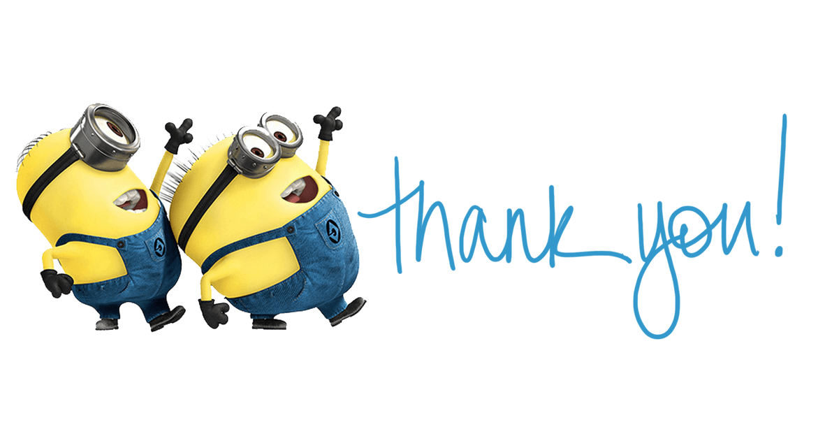 Thank You Png - Thank You Minions, Transparent background PNG HD thumbnail