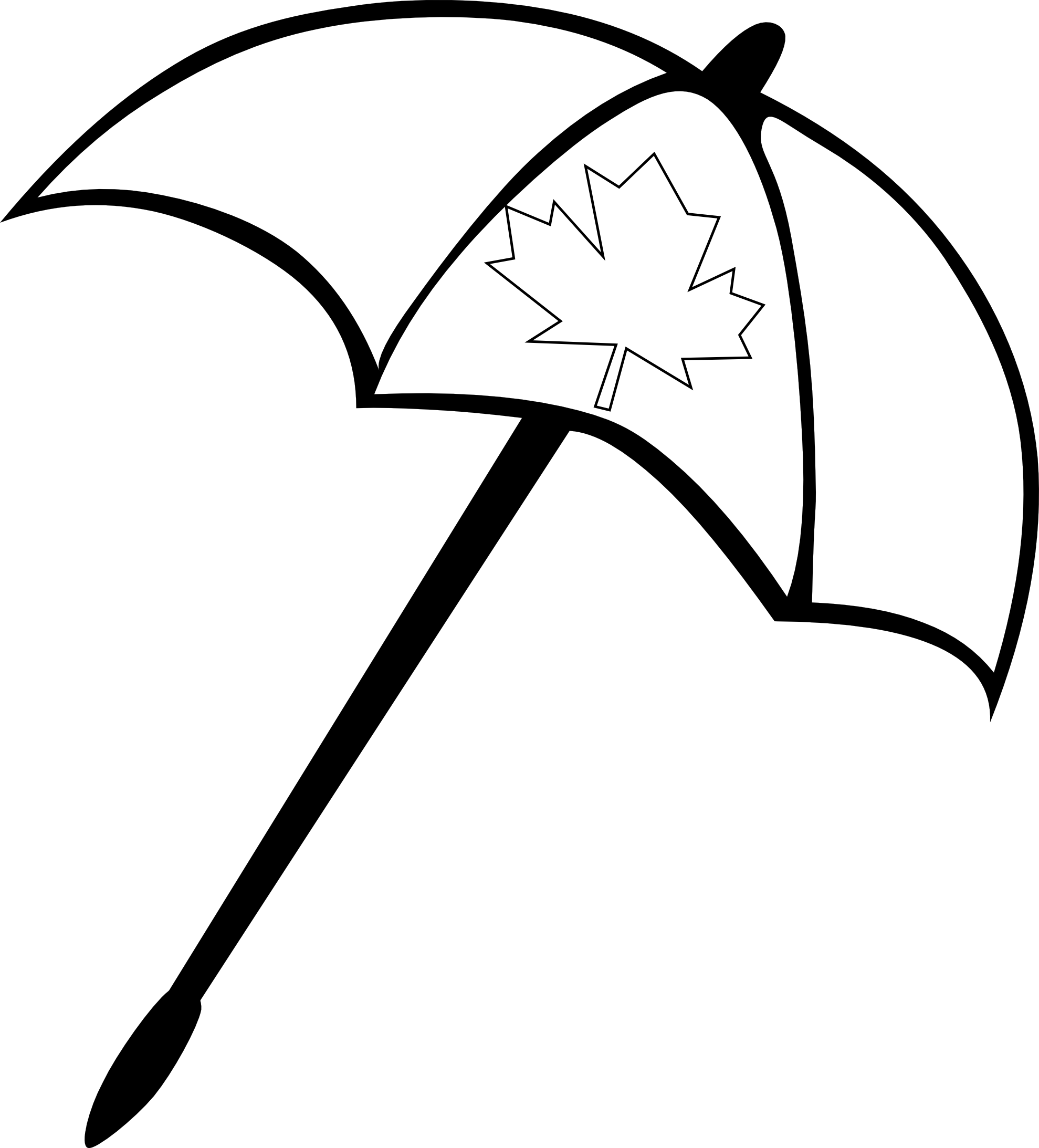 1979X2186 Magnificent Beach Clip Art Black And White With Umbrella Coloring - The Beach Black And White, Transparent background PNG HD thumbnail