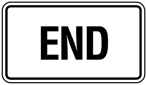 Animated Sign That Says The End Clipart - The End Animated, Transparent background PNG HD thumbnail