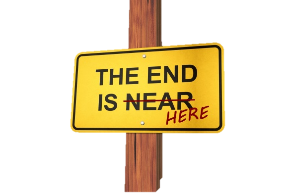Kevin Careyu0027S Recent Book, The End Of College, Starts With A Great Story. He Introduces Us To One Of The Most Famous Professors In The World, Eric Lander. - The End Is Near, Transparent background PNG HD thumbnail
