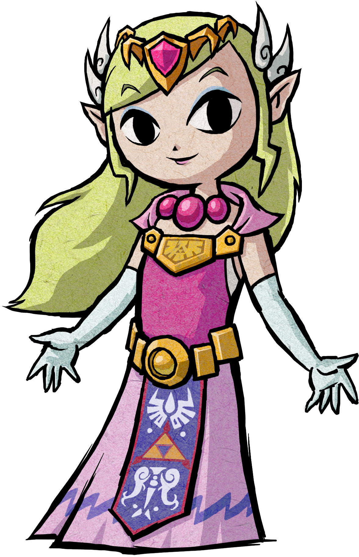 Zelda (The Legend Of Zelda The Wind Waker).png - The Legend Of Zelda, Transparent background PNG HD thumbnail