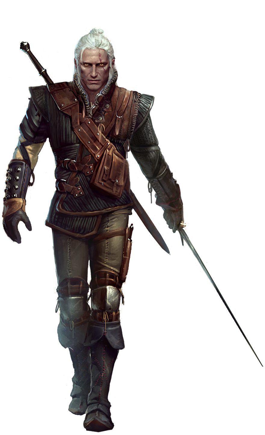 Tw2 Full Geralt.png - The Witcher, Transparent background PNG HD thumbnail