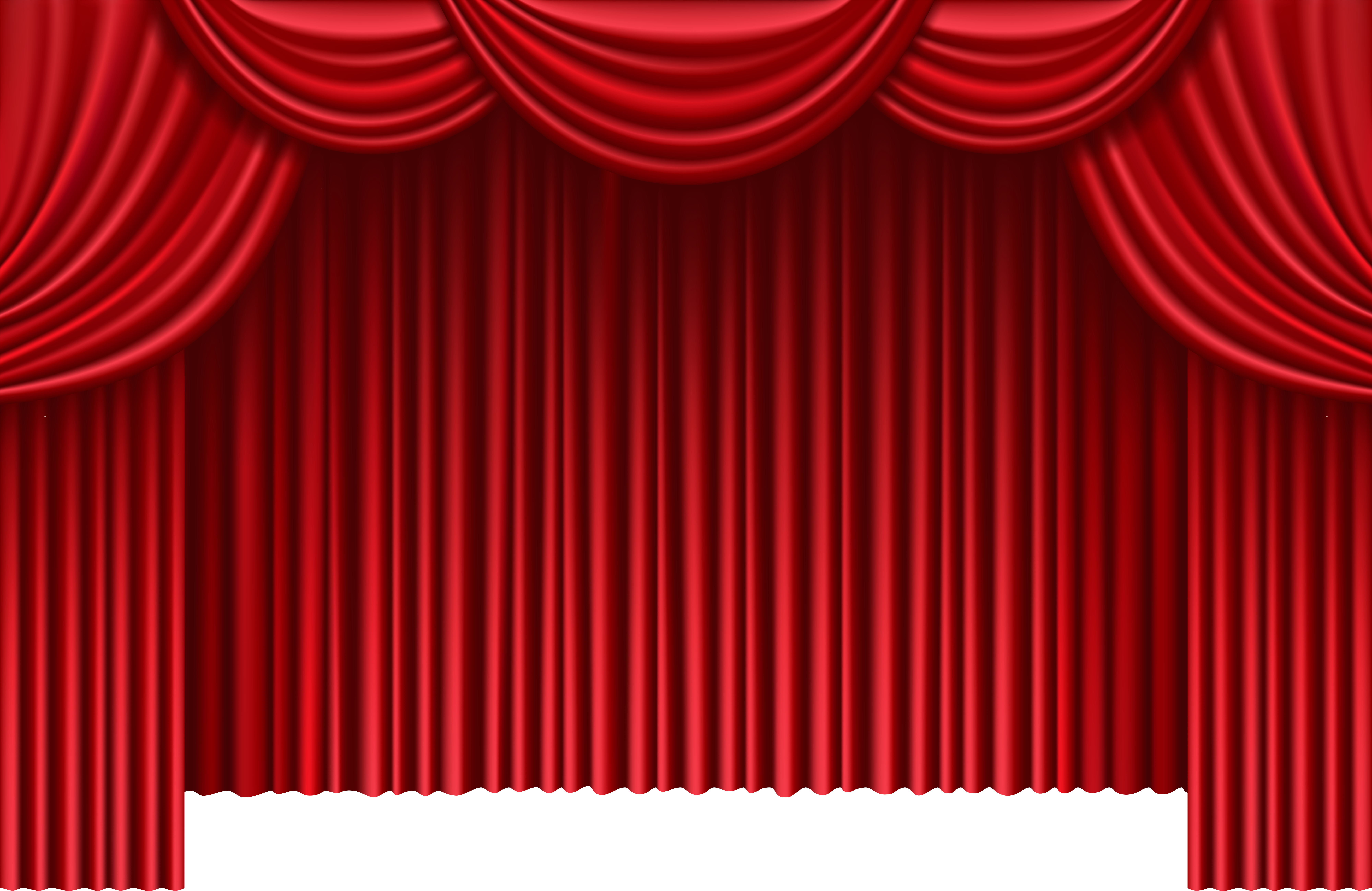 Theater Stage Png Hd - Red Curtains Png, Transparent background PNG HD thumbnail