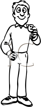Thin Man Clipart - Thin Boy Black And White, Transparent background PNG HD thumbnail