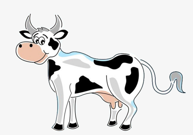 Black And White Thin Cow, Dairy Cow, Poultry, Milk Png Image And Clipart - Thin Black And White, Transparent background PNG HD thumbnail
