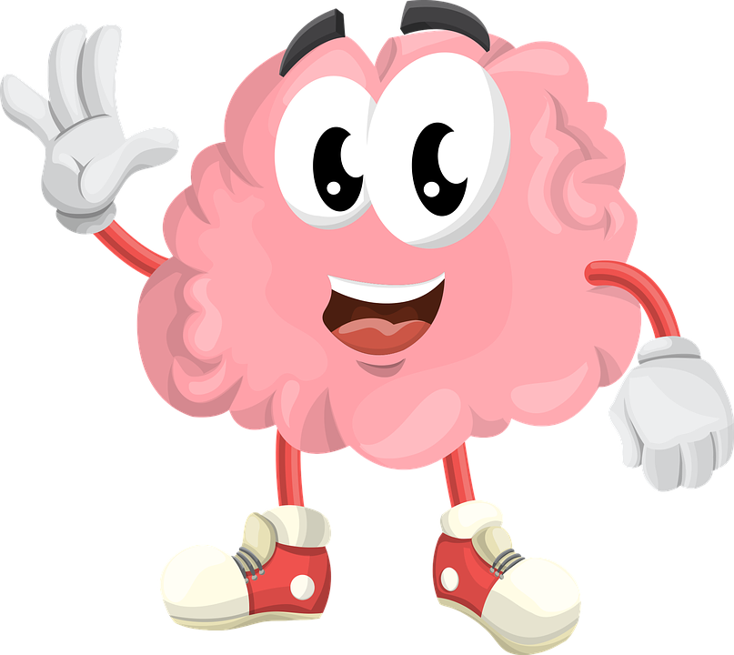 Brain Brainstorming Character Smart Think - Thinking Brain, Transparent background PNG HD thumbnail