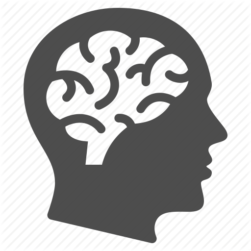 Brain, Education, Human Head, Man, Mind, Psychology, Thinking Icon   - Thinking Brain, Transparent background PNG HD thumbnail