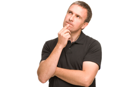 Thinking Man - Thinking Person, Transparent background PNG HD thumbnail