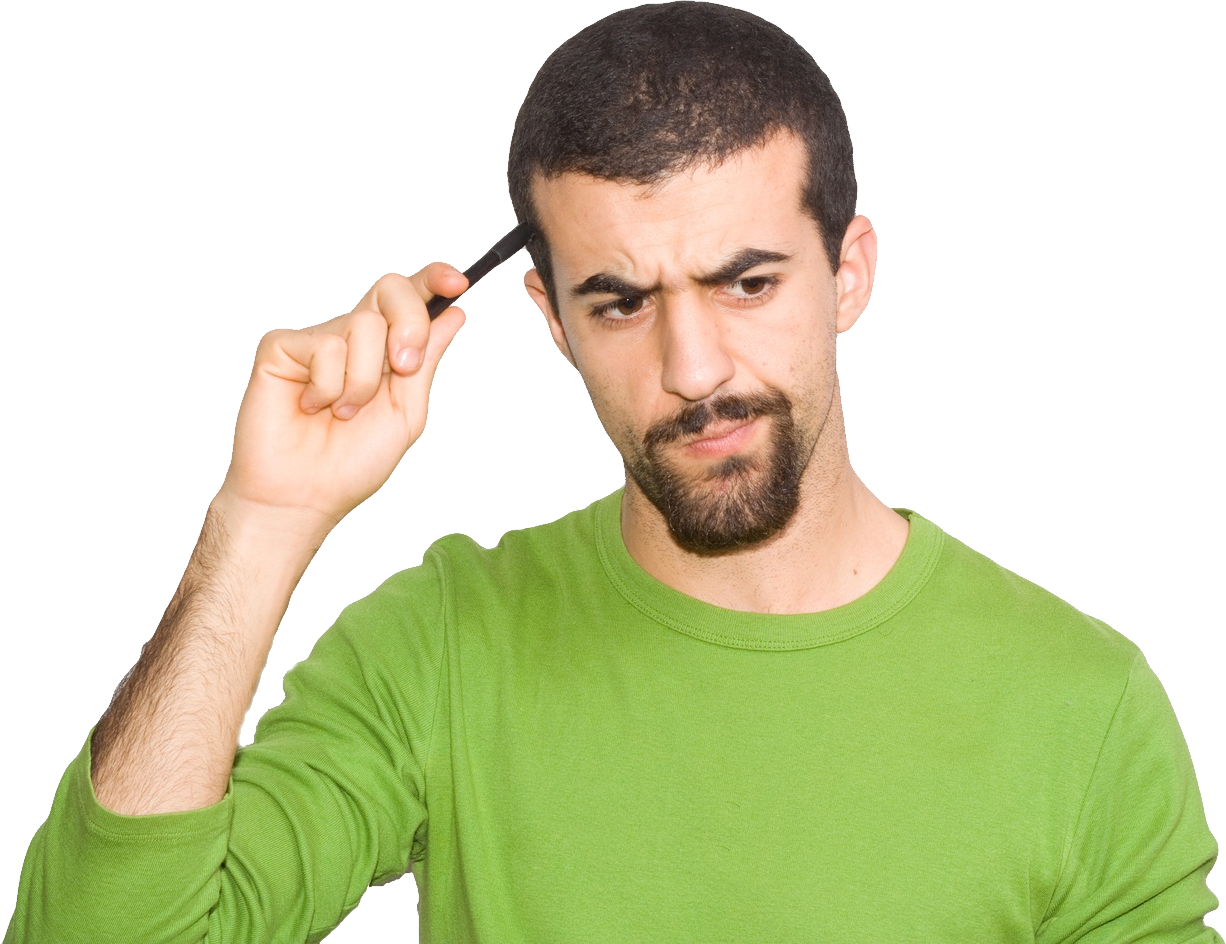 Thinking Man Png - Thinking Person, Transparent background PNG HD thumbnail
