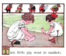 Children Playing This Little Pig. - This Little Piggy Went To Market, Transparent background PNG HD thumbnail