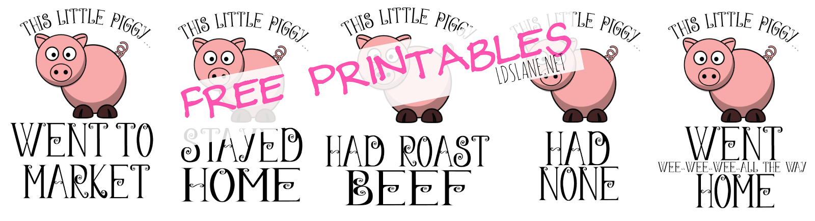 Relief Society Activity: This Little Piggy. - This Little Piggy Went To Market, Transparent background PNG HD thumbnail