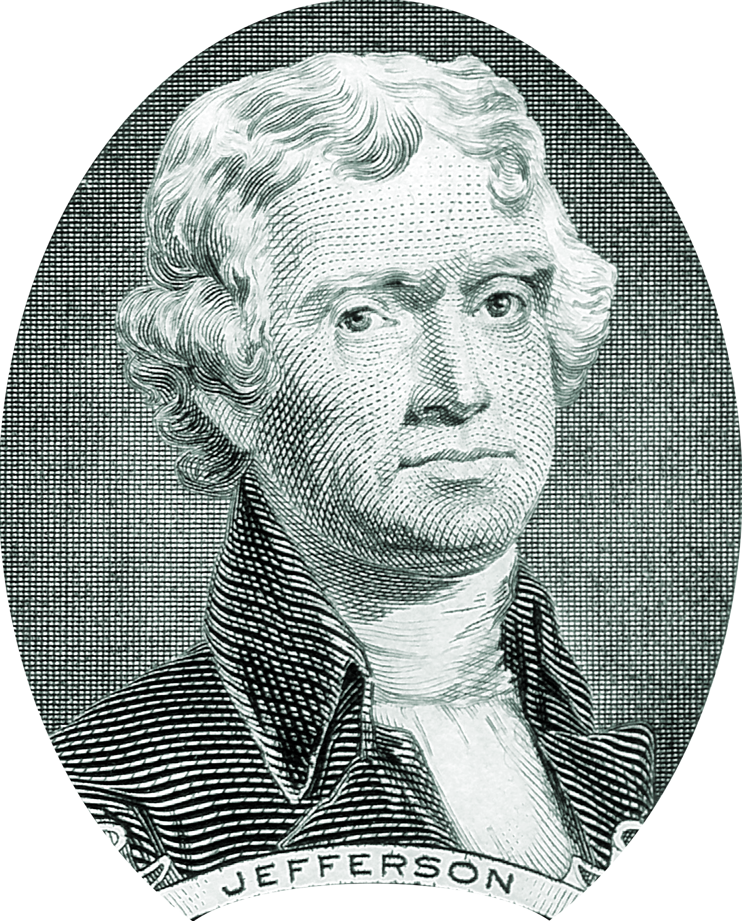 File:thomas Jefferson Portrait On Two Dollar Bill.png - Thomas Jefferson, Transparent background PNG HD thumbnail