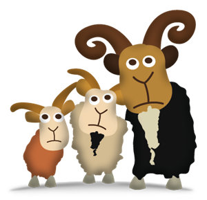 three billy goats gruff clipa