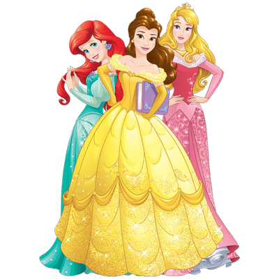 Three Disney Princesses - Disney Princesses, Transparent background PNG HD thumbnail