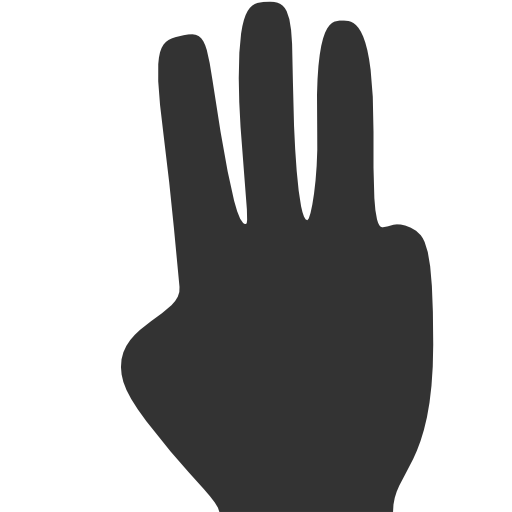 Three Fingers - Fingers, Transparent background PNG HD thumbnail
