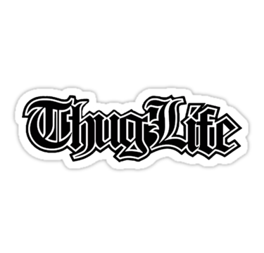 Thug Life 2. By Russellk99 Image #545 - Thug, Transparent background PNG HD thumbnail