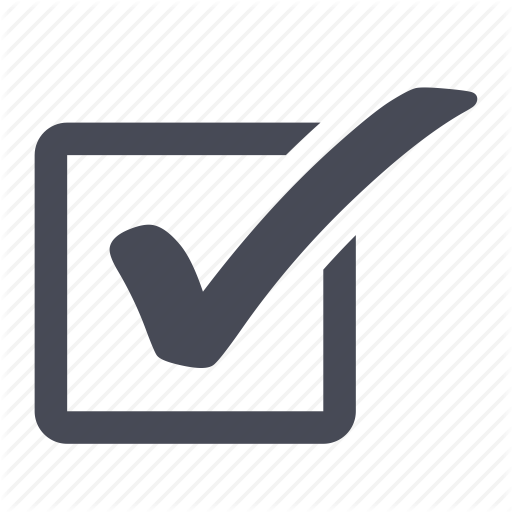 Red checked checkbox icon