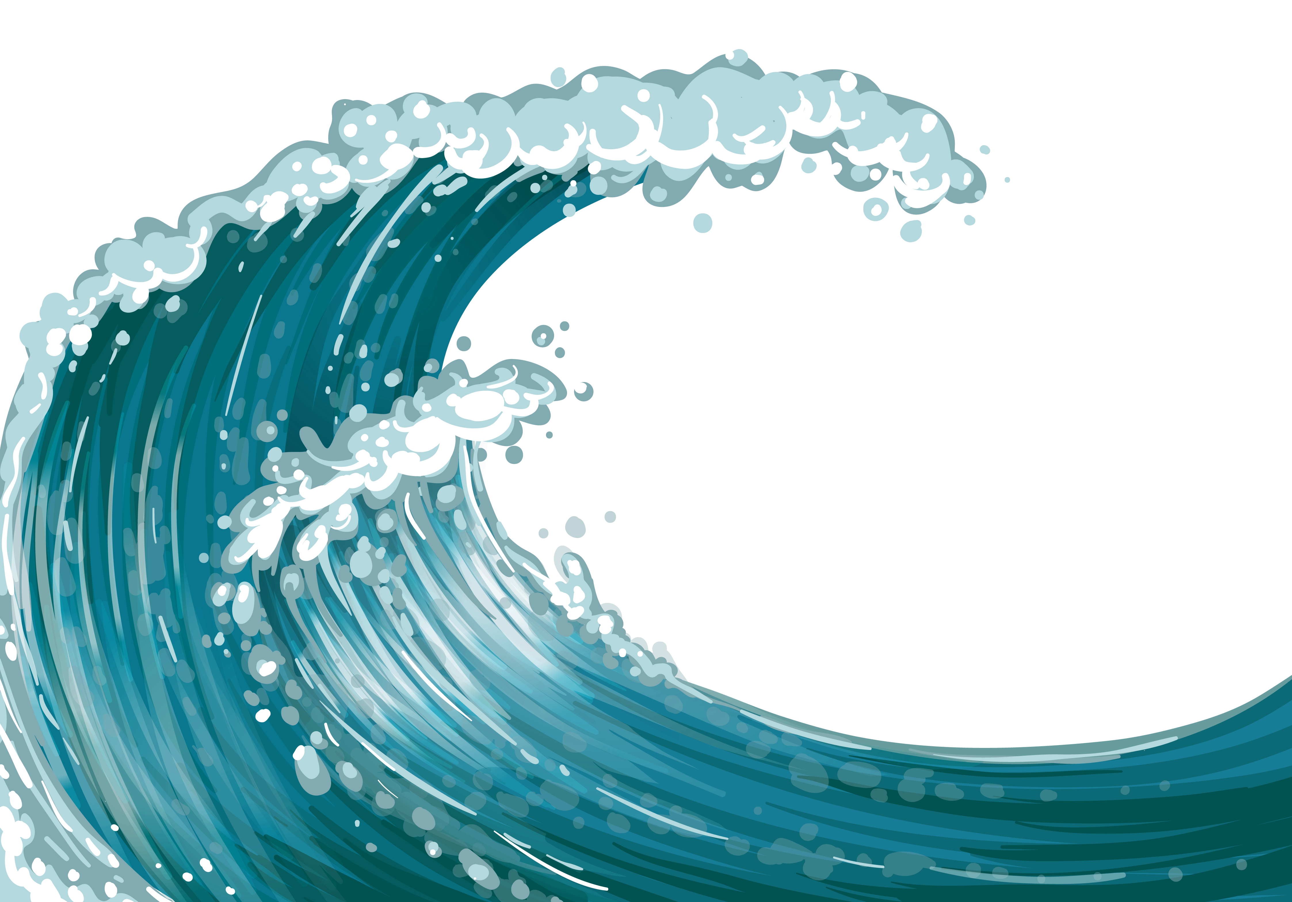 Sea Wave Png Clipart - Tidal Wave, Transparent background PNG HD thumbnail