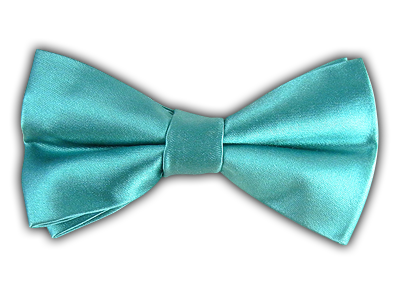 Bow Tie For Ring Bearer. - Tiffany Blue Bow, Transparent background PNG HD thumbnail