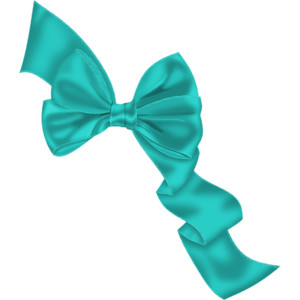 Element7.png - Tiffany Blue Bow, Transparent background PNG HD thumbnail