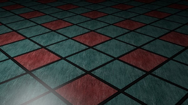 Blue Floor Tile - Tile Floor, Transparent background PNG HD thumbnail