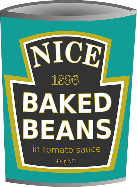 Free Vector Graphic: Baked Beans, Canned Food, Beans   Free Image On Pixabay   151747 - Tin Of Beans, Transparent background PNG HD thumbnail
