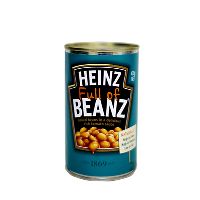 Heinz Baked Beans In Tomato Sauce - Tin Of Beans, Transparent background PNG HD thumbnail