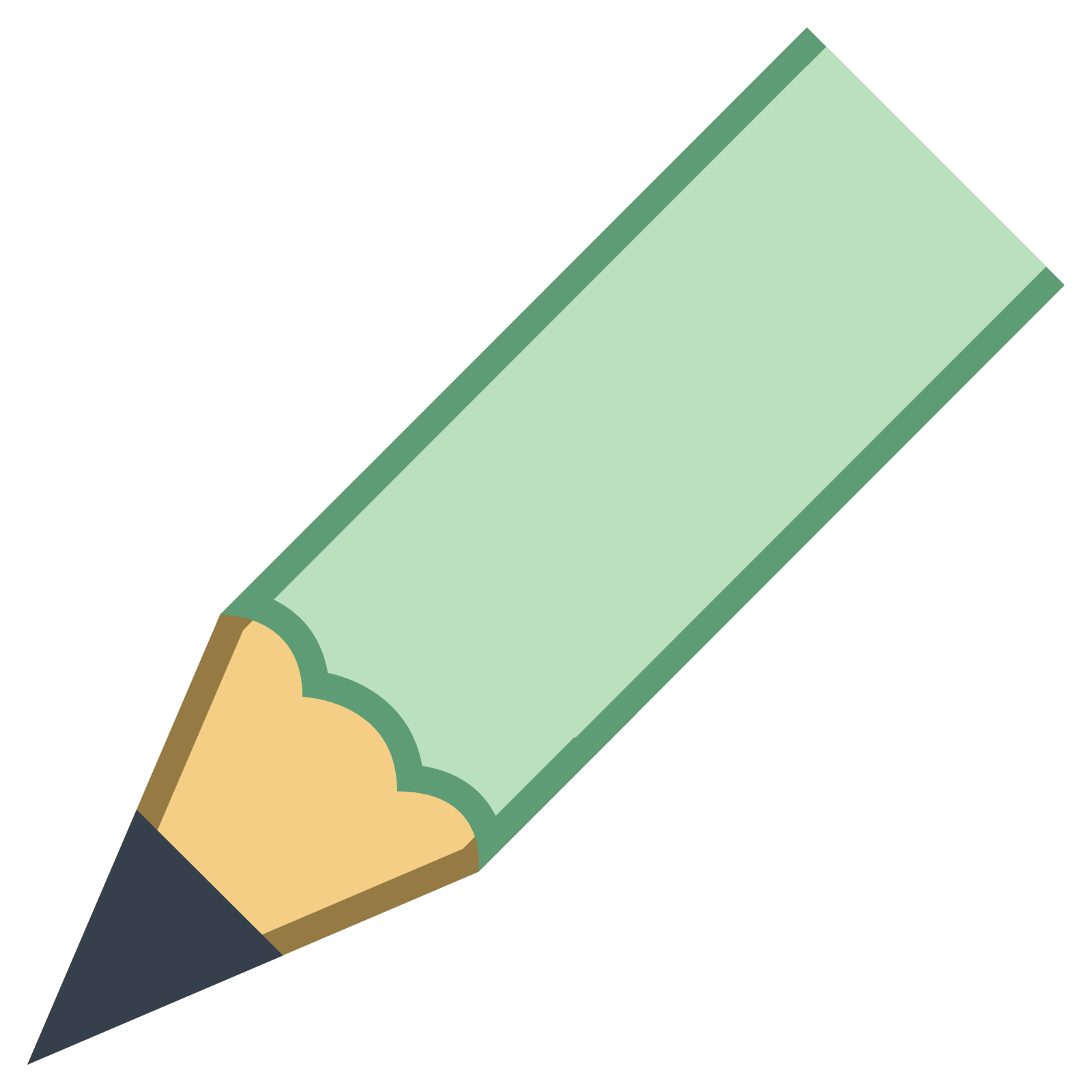 Pencil Tip Icon - Tip Of Pencil, Transparent background PNG HD thumbnail