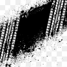 Tire tracks, Transparent, Tir