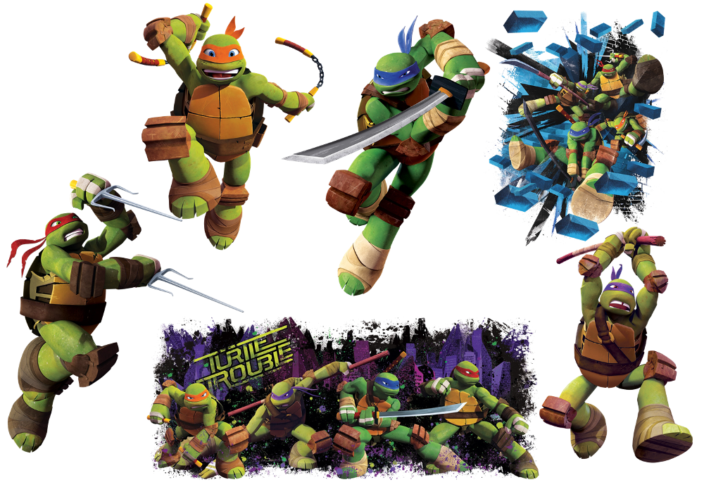 . Hdpng.com Tmnt Giant Wall Decal By Roomates U2014U2014U2014U2014U2014U2014U2014U2014U2014U2014U2014U2014U2014U2014U2014U2014U2014U2014U2014U2014U2014U2014U2014U2014U2014U2014U2014U2014U2014U2014U2014U2014U2014U2014U2014U2014U2014U2014U2014U2014U2014U - Tmnt, Transparent background PNG HD thumbnail