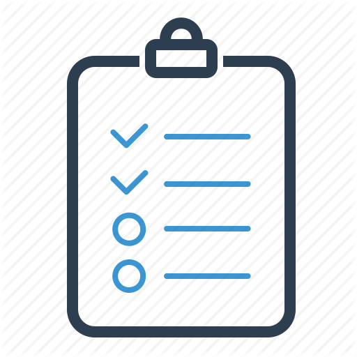 Checklist, Checkmark, Clipboard, List, Report, Tasks, Todo List Icon - To Do List, Transparent background PNG HD thumbnail