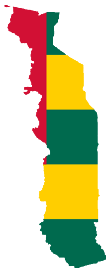 File:flag Map Of Togo.png - Togo, Transparent background PNG HD thumbnail