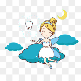 Tooth Fairy, Cartoon, Tooth, Dentist Png And Vector - Tooth Fairy, Transparent background PNG HD thumbnail