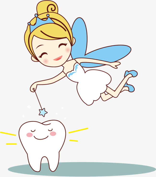 Vector Painted Small Tooth Fairy, Vector, Hand Painted, Little Tooth Fairy Free Png And Vector - Tooth Fairy, Transparent background PNG HD thumbnail