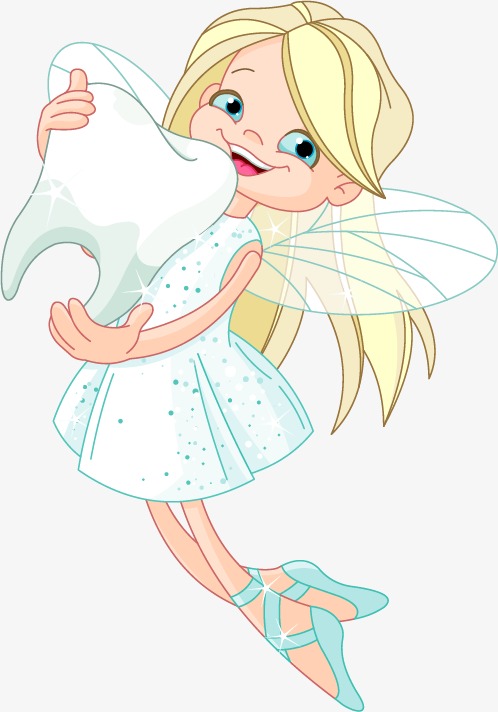Vector Tooth Fairy Cute Little Fairy, Tooth, Little Fairy, Lovely Free Png And Vector - Tooth Fairy, Transparent background PNG HD thumbnail