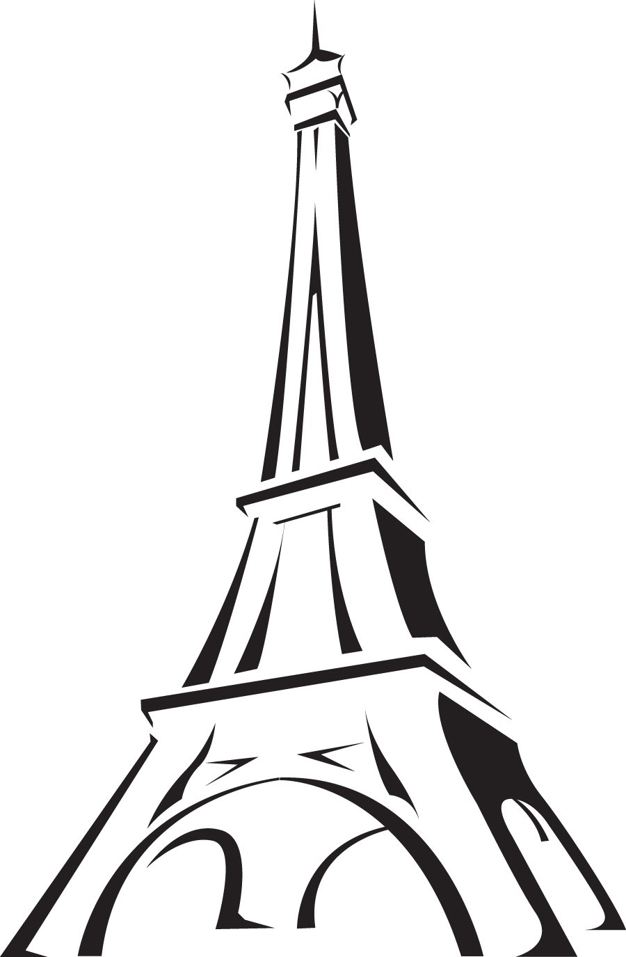 117 Bkb1358 Vinil Hogar Torre Eiffel - Tour Eiffel, Transparent background PNG HD thumbnail