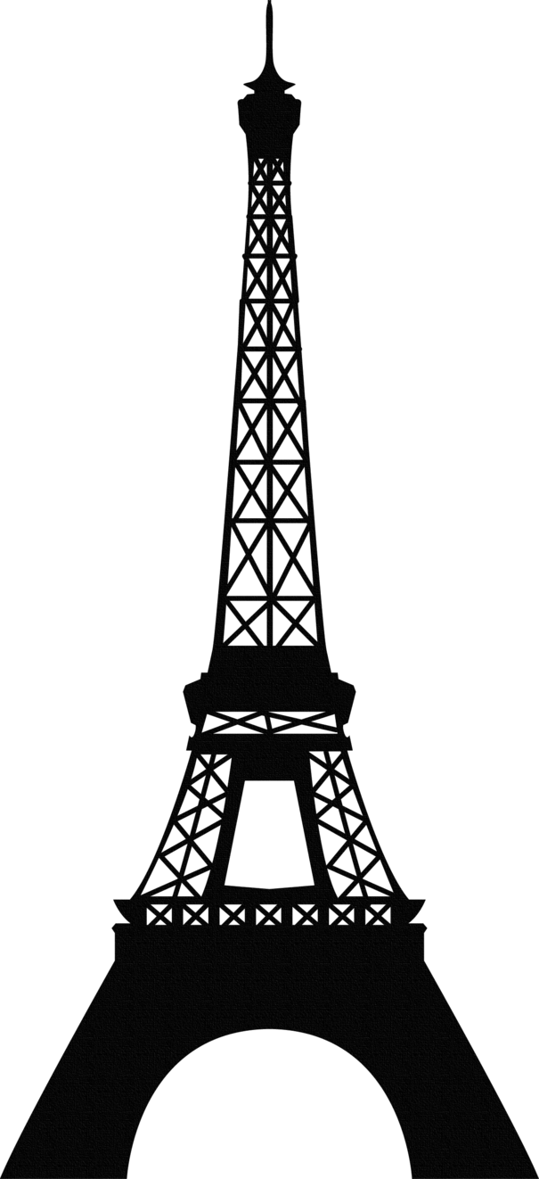 Transparent Eiffel Tower Silh