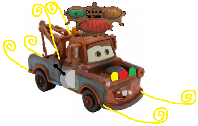 File:tow Mater The Time Traveler.png - Tow Mater, Transparent background PNG HD thumbnail